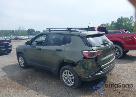 2018 Jeep Compass Sport Fwd from USA, damaged, VIN 3C4NJCAB0JT308889